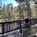 Meditative View BBRC Cabin Deck Big Bear Retreat Center