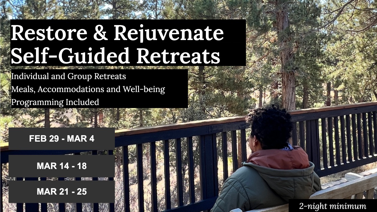 self guided independent solo retreats big bear 2024