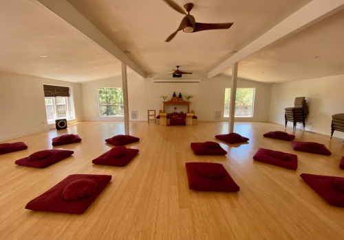 sitting cushions golden